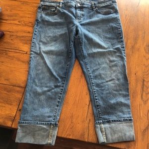 Gap 14 cuff jeans